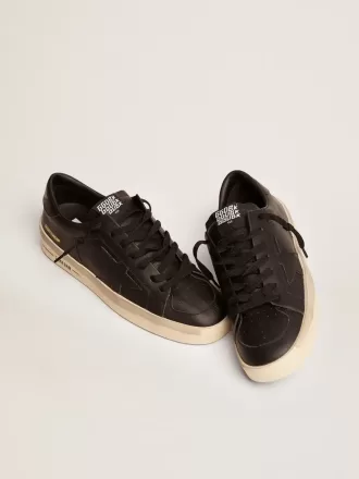 Stardan para hombre en cuero totalmente negro