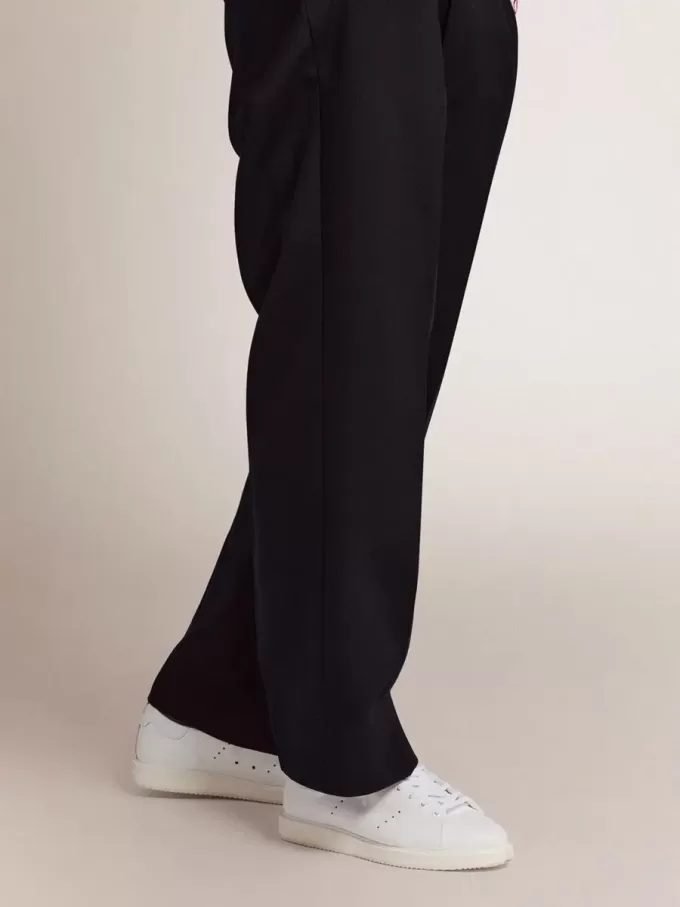 Starter para hombre en piel con estrella en la lengüeta del talón