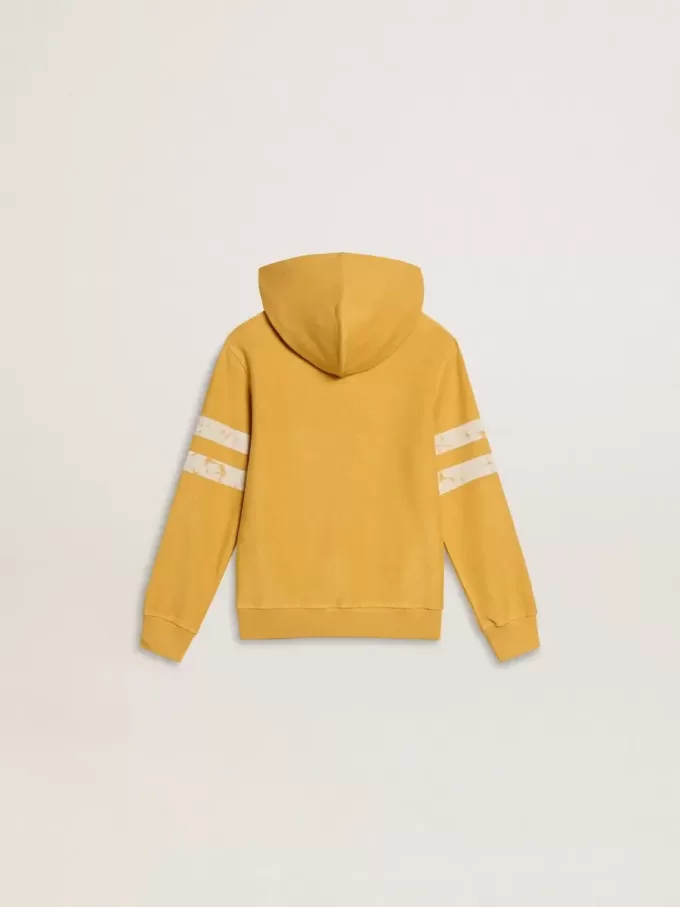 Sudadera amarilla para niños con estampado vintage Sudadera amarilla para niños con estampado vintage