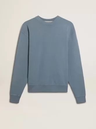 Sudadera azul celeste con logotipo invertido en la espalda – Jersey Capsule