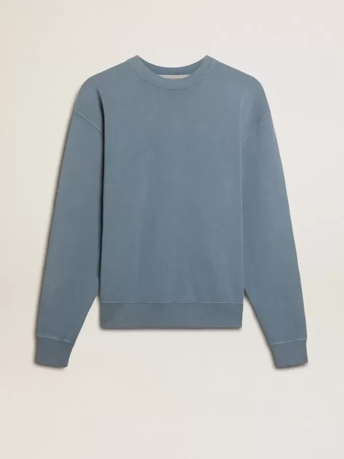 Sudadera azul celeste con logotipo invertido en la espalda – Jersey Capsule Sudadera azul celeste con logotipo invertido en la espalda – Jersey Capsule