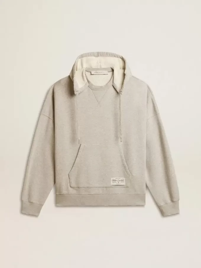 Sudadera con capucha unisex de algodón con estampado en la espalda. Sudadera con capucha unisex de algodón con estampado en la espalda.