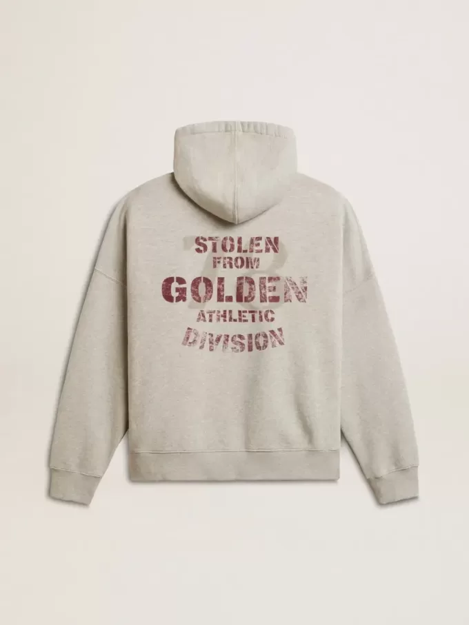 Sudadera con capucha unisex de algodón con estampado en la espalda. Sudadera con capucha unisex de algodón con estampado en la espalda.