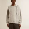 Sudadera con capucha unisex de algodón con estampado en la espalda. Sudadera con capucha unisex de algodón con estampado en la espalda.