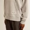 Sudadera con capucha unisex de algodón con estampado en la espalda. Sudadera con capucha unisex de algodón con estampado en la espalda.