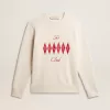 Sudadera de algodón para hombre con cuello redondo y letras bordadas Sudadera de algodón para hombre con cuello redondo y letras bordadas