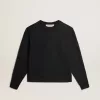 Sudadera en negro lavado con logotipo invertido en la espalda – Jersey Capsule Sudadera en negro lavado con logotipo invertido en la espalda – Jersey Capsule