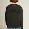 Sudadera en negro lavado con logotipo invertido en la espalda – Jersey Capsule Sudadera en negro lavado con logotipo invertido en la espalda – Jersey Capsule