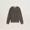 Sudadera gris para niños con logotipo en relieve Sudadera gris para niños con logotipo en relieve