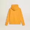 Sudadera naranja para niño con cierre de cremallera