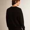 Sudadera negra Archibald Star Collection con estrella tono sobre tono en la parte delantera Sudadera negra Archibald Star Collection con estrella tono sobre tono en la parte delantera