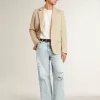 Sudadera para hombre en blanco desgastado con estampado Sudadera para hombre en blanco desgastado con estampado