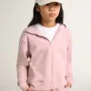 Sudadera rosa con capucha y estrellas plateadas brillantes Sudadera rosa con capucha y estrellas plateadas brillantes