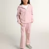 Sudadera rosa con capucha y estrellas plateadas brillantes Sudadera rosa con capucha y estrellas plateadas brillantes