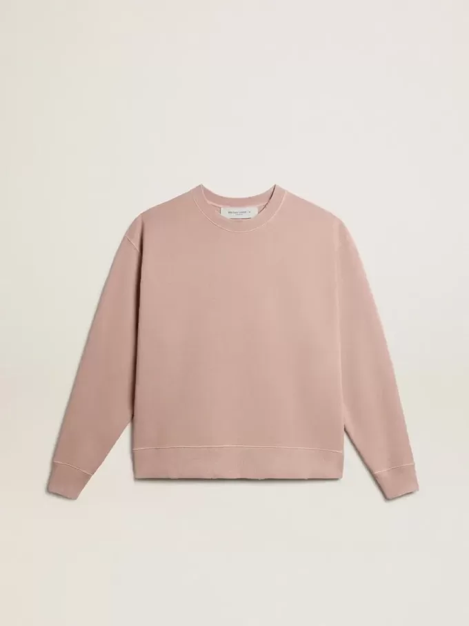 Sudadera rosa empolvado con logotipo invertido en la espalda – Jersey Capsule Sudadera rosa empolvado con logotipo invertido en la espalda – Jersey Capsule