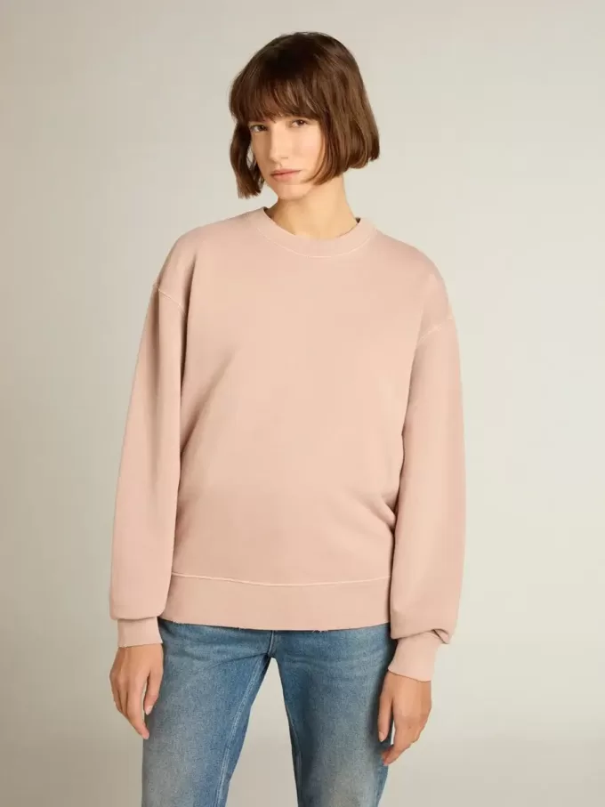 Sudadera rosa empolvado con logotipo invertido en la espalda – Jersey Capsule Sudadera rosa empolvado con logotipo invertido en la espalda – Jersey Capsule