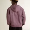 Sudadera unisex de algodón malva con estampado en la parte delantera Sudadera unisex de algodón malva con estampado en la parte delantera