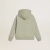 Sudadera verde claro con cierre de cremallera Sudadera verde claro con cierre de cremallera