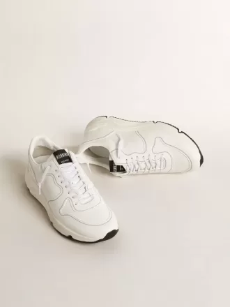 Suela de running para hombre de origen biológico con estrella blanca y lengüeta en el talón