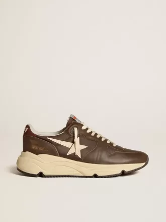 Suela Running Sole de nailon y piel con estrella de TPU y lengüeta de nubuck en el talón