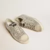 Super-Star en nubuck con cristales Swarovski y estrella de ante gris hielo Super-Star en nubuck con cristales Swarovski y estrella de ante gris hielo