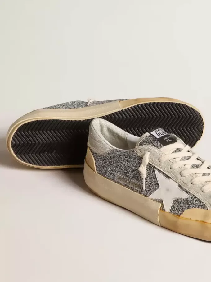 Super-Star LAB para hombre con estrella blanca y parte superior con purpurina Swarovski Super-Star LAB para hombre con estrella blanca y parte superior con purpurina Swarovski