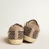 Super-Star LTD en nubuck gris con perlas Swarovski y estrella de ante Super-Star LTD en nubuck gris con perlas Swarovski y estrella de ante