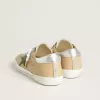 Super-Star LTD en piel beige con estrella de ante verde y lengüeta del talón en piel plateada metalizada Super-Star LTD en piel beige con estrella de ante verde y lengüeta del talón en piel plateada metalizada