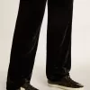 Super-Star LTD para hombre en charol negro con estrella y lengüeta en el talón de ante