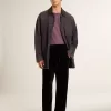 Super-Star LTD para hombre en charol negro con estrella y lengüeta en el talón de ante