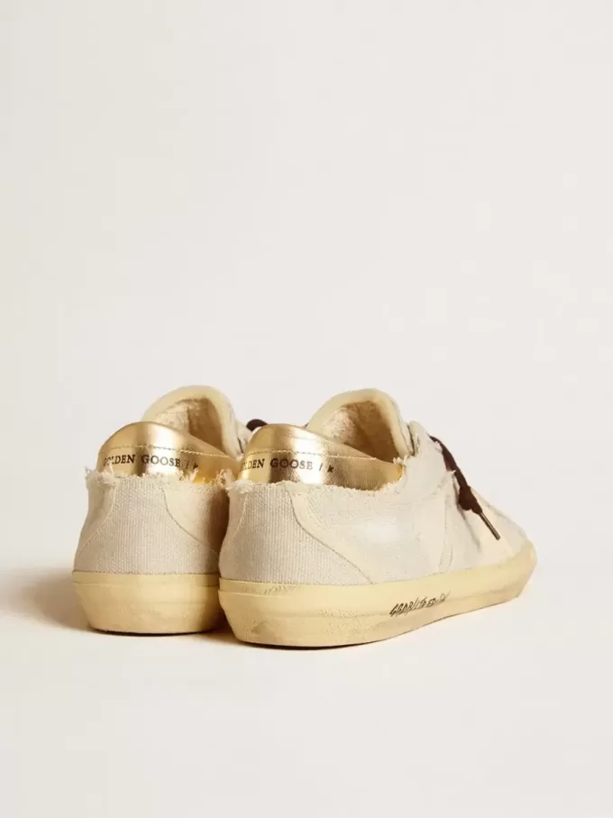 Super-Star LTD para hombre en lona con estrella de TPU y lengüeta de cuero en el talón.
