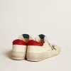 Super-Star LTD para hombre en napa con estrella metalizada y lengüeta del talón en nubuck