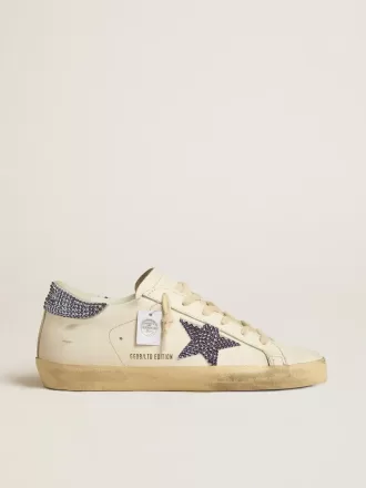 Super-Star LTD para mujer con estrella de ante y lengüeta en el talón con cristales Swarovski Super-Star LTD para mujer con estrella de ante y lengüeta en el talón con cristales Swarovski