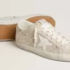 Super-Star LTD para mujer en ante con cristales Swarovski y estrella de cuero gris hielo Super-Star LTD para mujer en ante con cristales Swarovski y estrella de cuero gris hielo
