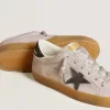 Super-Star LTD para mujer en ante lila con estrella y lengüeta del talón en ante azul medianoche Super-Star LTD para mujer en ante lila con estrella y lengüeta del talón en ante azul medianoche