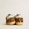 Super-Star LTD para mujer en piel de potro con estampado de leopardo, estrella de piel y lengüeta en el talón Super-Star LTD para mujer en piel de potro con estampado de leopardo, estrella de piel y lengüeta en el talón