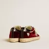 Super-Star LTD para mujer en terciopelo con estrella y lengüeta del talón en piel metalizada Super-Star LTD para mujer en terciopelo con estrella y lengüeta del talón en piel metalizada