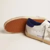Super-Star para hombre con estrella de ante y lengüeta azul en el talón Super-Star para hombre con estrella de ante y lengüeta azul en el talón