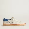 Super-Star para hombre con estrella perforada y lengüeta trasera de ante azul Super-Star para hombre con estrella perforada y lengüeta trasera de ante azul