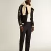 Super-Star para hombre con estrella y lengüeta en el talón en piel marrón con efecto desgastado.