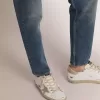 Super-Star para hombre con ribete y letras doradas brillantes