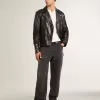 Super-Star para hombre en napa con estrella de cuero verde y lengüeta del talón de cuero gris