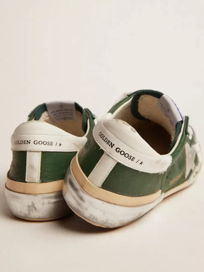 Super-Star para hombre en piel verde y multifoxing Super-Star para hombre en piel verde y multifoxing