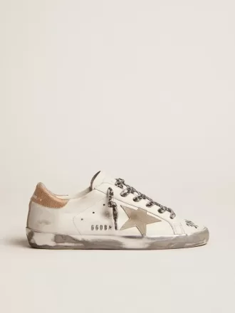 Super-Star para mujer en piel blanca con estrella de ante gris Super-Star para mujer en piel blanca con estrella de ante gris