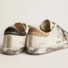Super-Star para mujer en piel blanca con estrella de ante gris Super-Star para mujer en piel blanca con estrella de ante gris