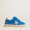 Teen Ball Star en ante azul claro con estrella y lengüeta en el talón de nubuck gris Teen Ball Star en ante azul claro con estrella y lengüeta en el talón de nubuck gris