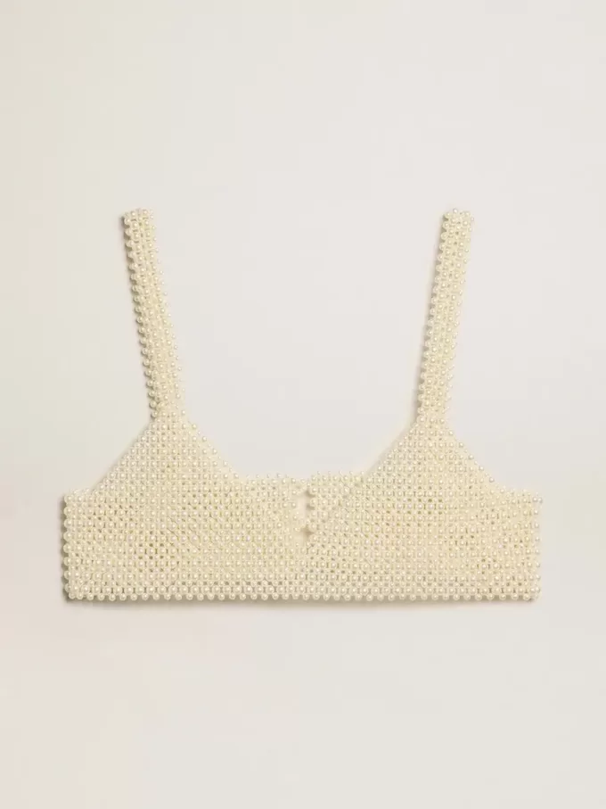 Top de perlas para mujer Top de perlas para mujer