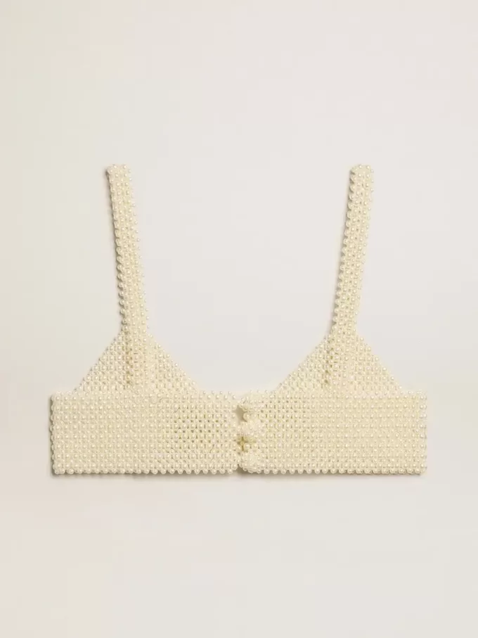 Top de perlas para mujer Top de perlas para mujer