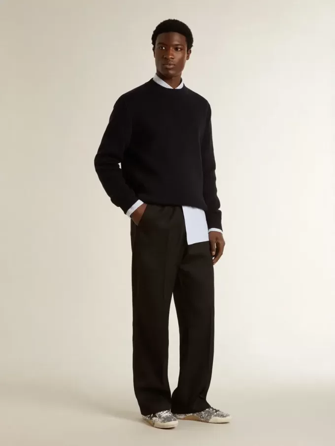 True-Star para hombre con lentejuelas plateadas, estrella negra y lengüeta de cuero beige en el talón True-Star para hombre con lentejuelas plateadas, estrella negra y lengüeta de cuero beige en el talón