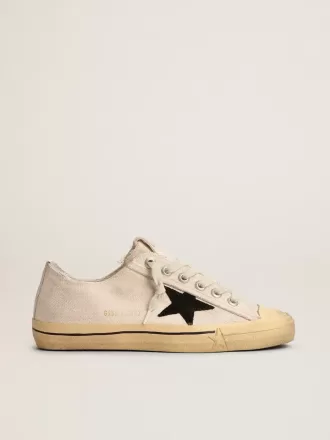 V-Star LTD para hombre con estrella de ante negro y letras bordadas